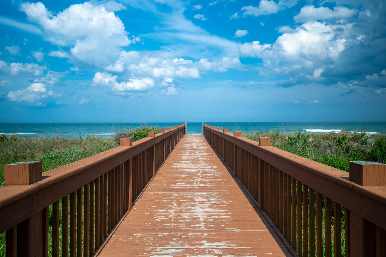 Hammock beach Palm Coast Walkway to the beach